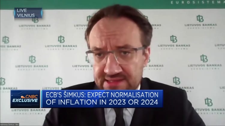 Upside risk on inflation could materialize, says Lithuanian central bank governor