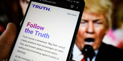 Trump defends Truth Social as media company's skeptics grow, stock whipsaws