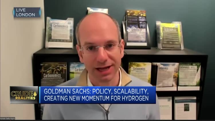 Рынак вадароду вырасце ў 200 разоў у наступнае дзесяцігоддзе, прагназуе Goldman Sachs
