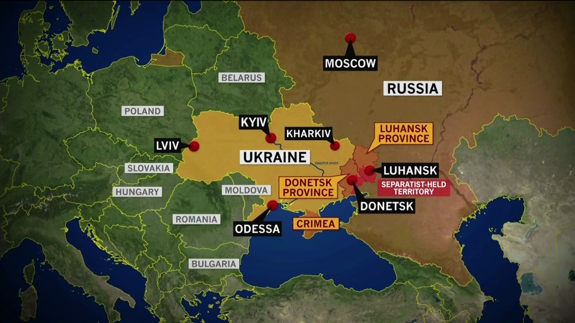 European markets set to plunge after Russia launches attack on Ukraine