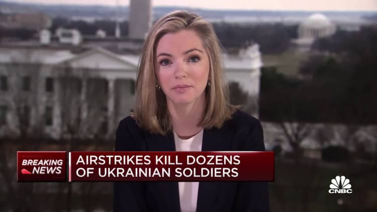 President Biden to address nation as airstrikes kill dozens of Ukrainian soldiers