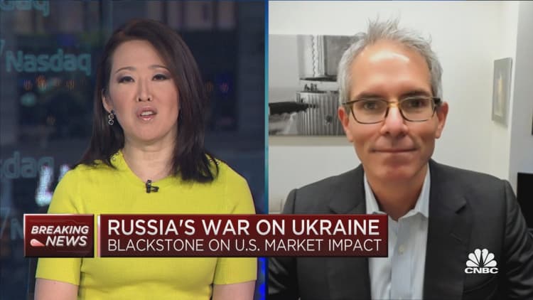 U.S. is the best place for investors during Russia-Ukraine crisis, says Blackstone's Joe Zidle