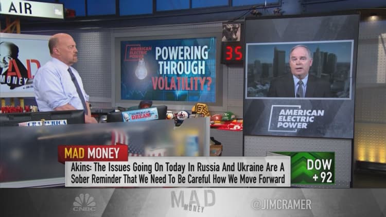 Watch Jim Cramer's full interview with American Electric Power CEO Nick Akins