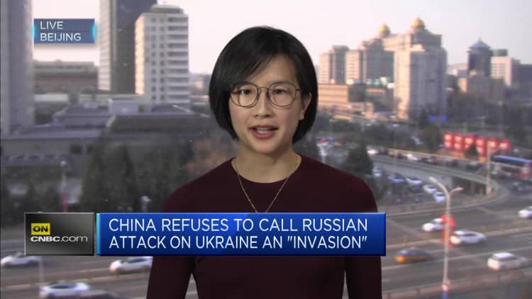 China's Foreign Ministry says U.S. is fueling the fire and worsening the Russia-Ukraine conflict