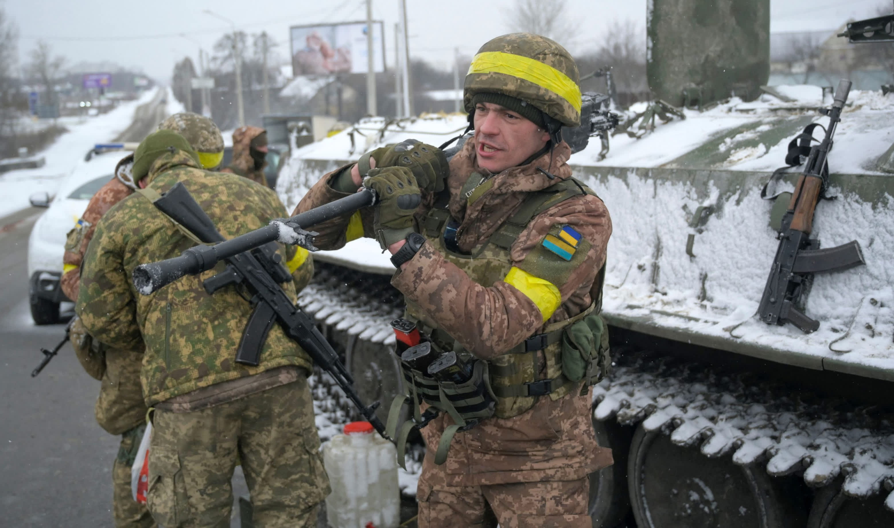 Street fighting rages in Ukraine’s second-biggest city as Russian troops enter