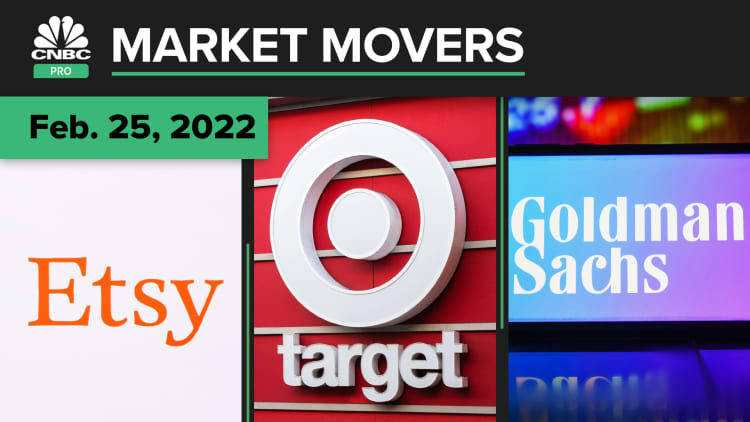 Etsy, Target, and Goldman Sachs are some of today's stock picks: Pro Market Movers Feb. 25