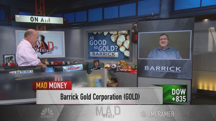 Watch Jim Cramer's full interview with Barrick Gold CEO Mark Bristow
