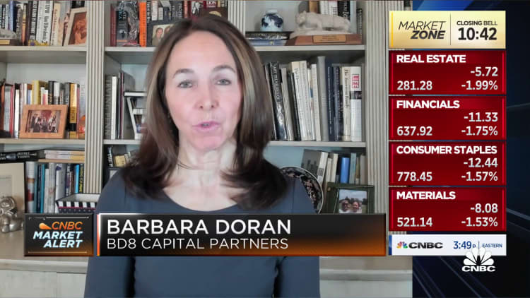 If you are long oil, don't sell right now, says BD8 Capital Partners' Barbara Doran
