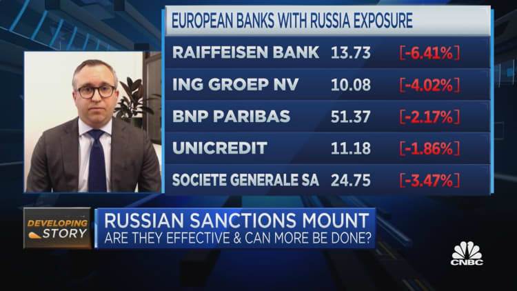 Tannebaum: These sanctions are vastly different than those that were imposed after the annexation of Crimea