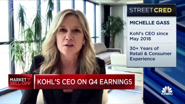 Stores live in fear of . The Kohl's CEO, Michelle Gass, embraced it