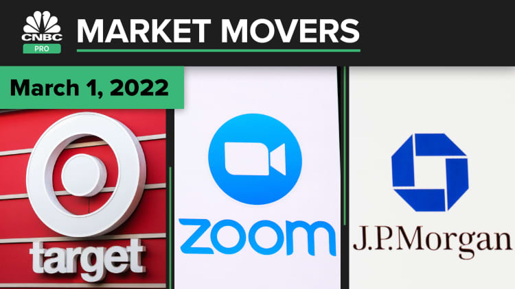 Target, Zoom, and JPMorgan are some of today's stocks: Pro Market Movers Mar. 1