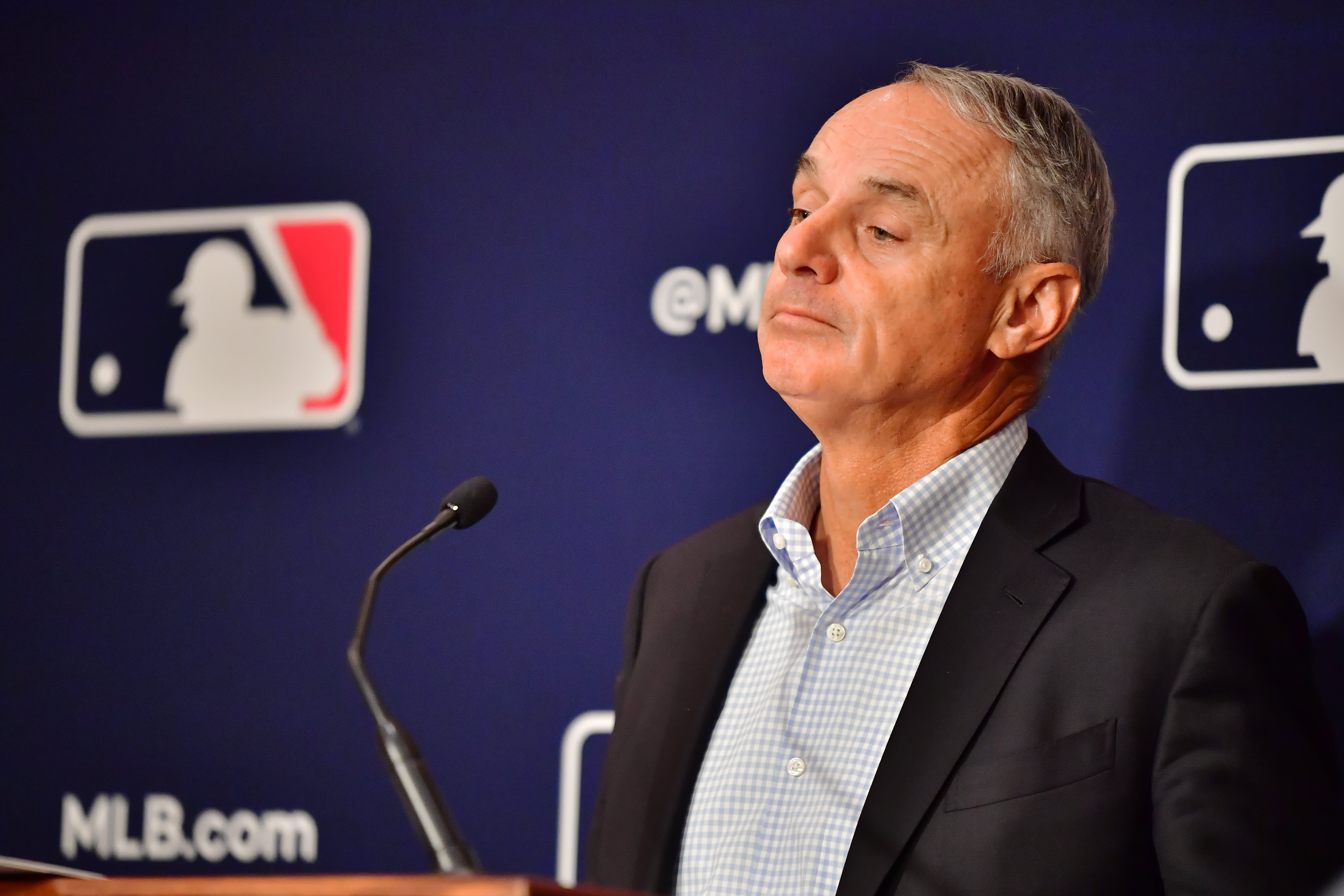 Rob Manfred and Tony Clark Discuss MLB Lockout  The New York Times