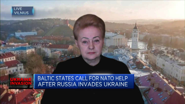 The West looks like it is afraid of Russia, says Lithuania's former president