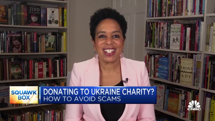 Here's how to avoid Ukraine charity scams