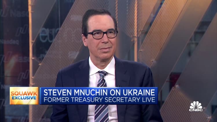 Former Treasury Secretary Mnuchin: No question I would place more sanctions on Russia