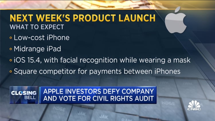 Apple product launch next week