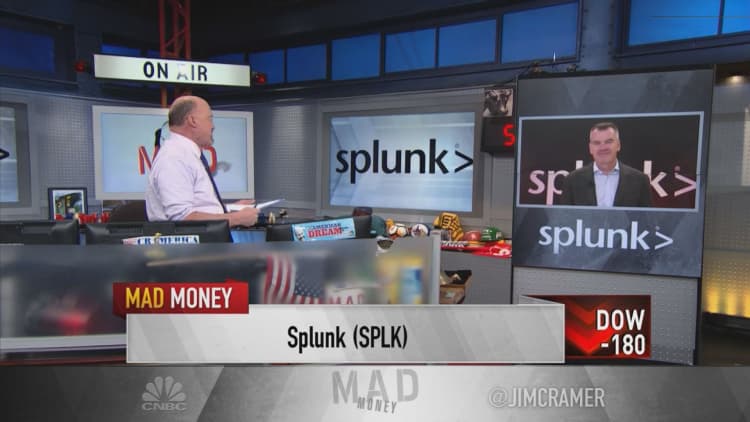 Watch Jim Cramer's full interview with Splunk's new CEO Gary Steele