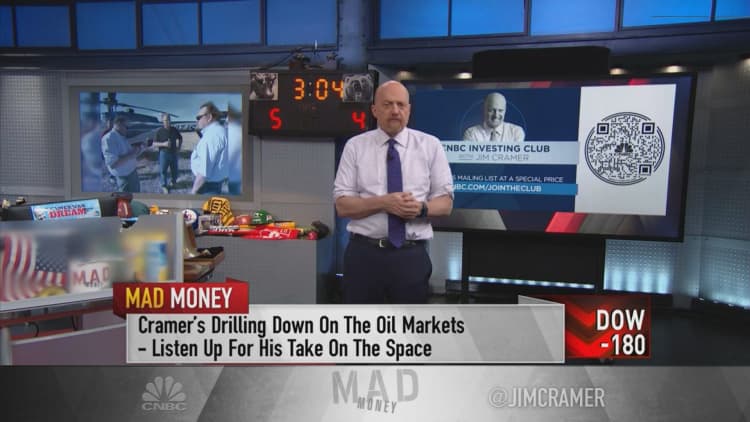 Jim Cramer discusses Devon Energy and his outlook on oil stocks going forward