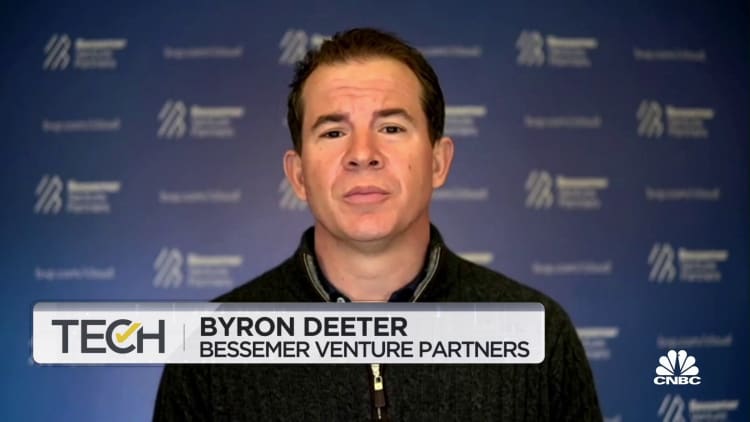 Watch the full interview with Bessemer Venture Partners' Byron Deeter on investing in cloud sector