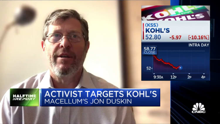 Watch CNBC's full interview with activist investor Jon Duskin, who's targeting Kohl's