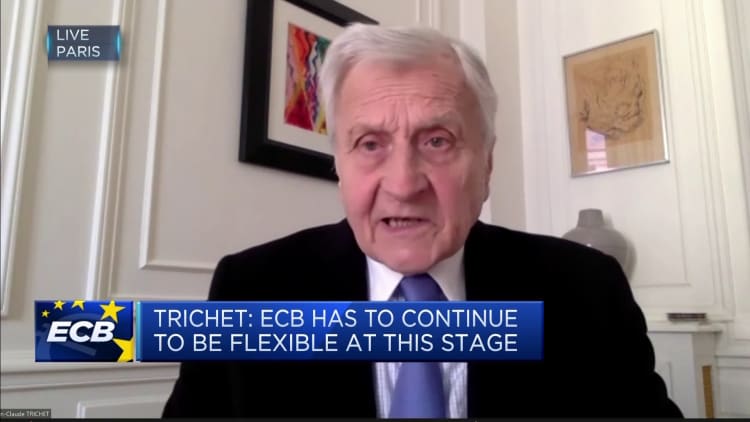 France's Trichet: Main financial risks coming from a 'global trigger'