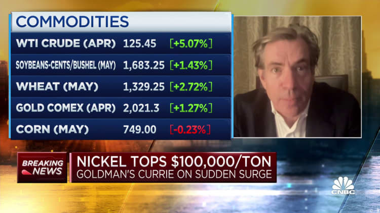 Goldman Sachs' Jeff Currie breaks down sudden surge of nickel prices