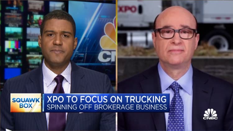 XPO Logistics CEO Brad Jacobs breaks down plan to spin off brokerage business
