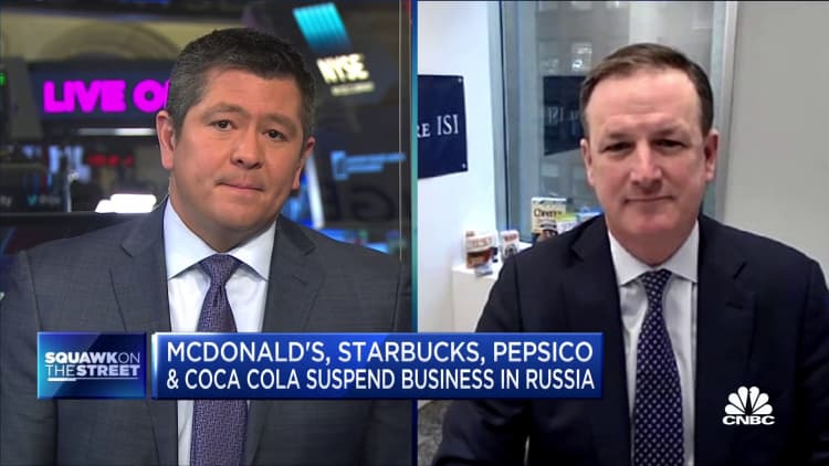 Russia was a strong market for McDonald's, says Evercore analyst David Palmer