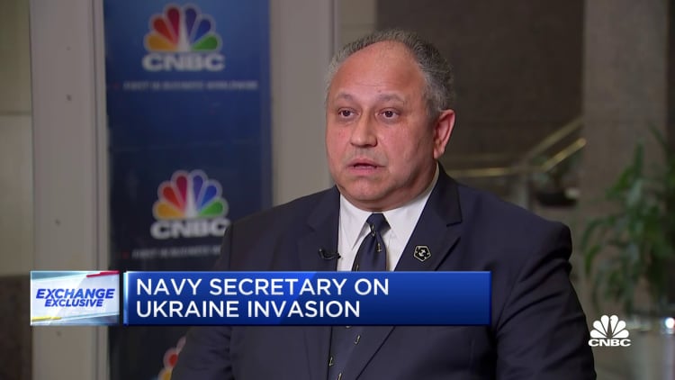 The invasion of Ukraine is a violation of human rights, says Navy Sec. Carlos Del Toro
