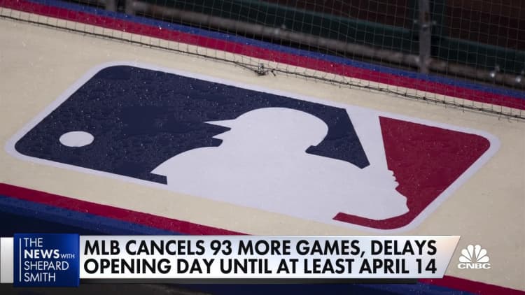 MLB postpones opening day, again