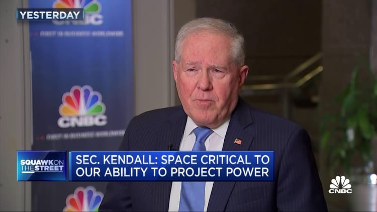 China remains the longer-term threat, says Frank Kendall, U.S. Air Force Secretary
