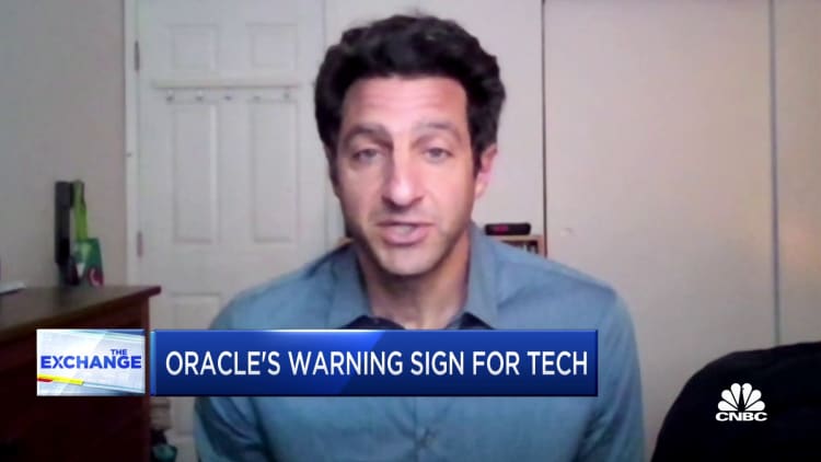 Oracle's warning sign for tech
