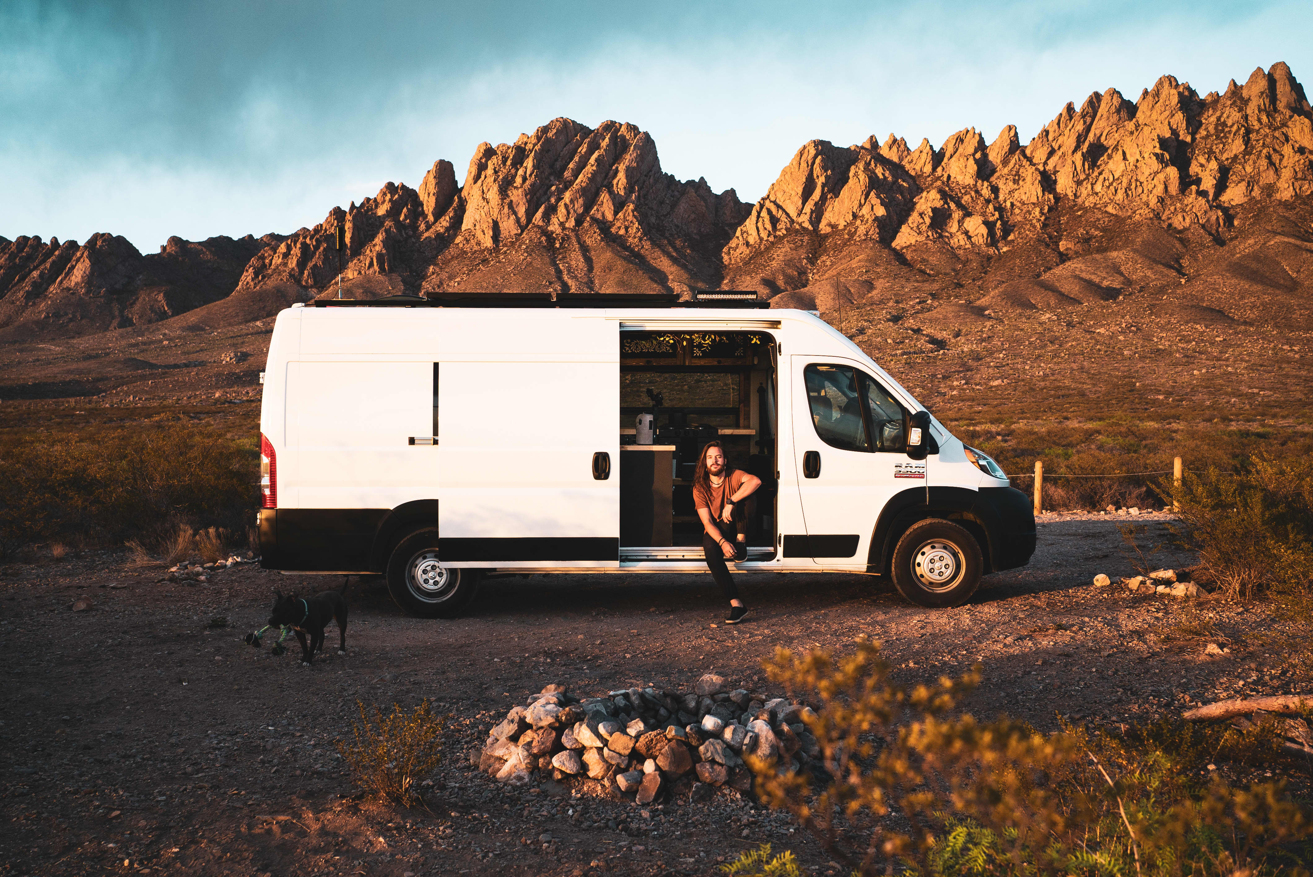 How this filmmaker works and lives in a renovated cargo van