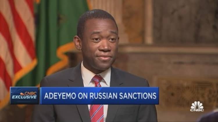 Watch CNBC's exclusive interview with Deputy Treasury Secretary Wally Adeyemo