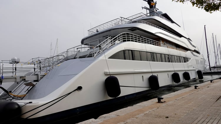 DOJ seizes $90 million super yacht linked to Russian oligarch Viktor Vekselberg in Spain