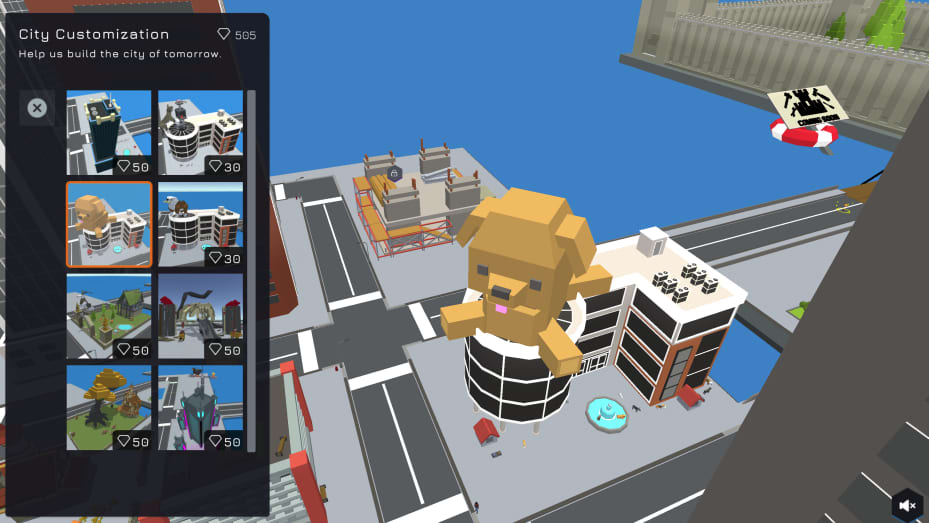 Users earn points for completing Amazon Web Services simulations and puzzles, which can they use to unlock new character styles, "pet companions," city themes and vehicles.