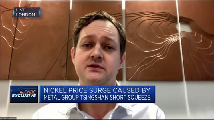 LME CEO on nickel trading shutdown: 'We cannot be in a position where this happens again'