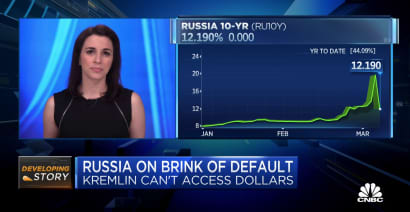 Russia on brink of default as $117 million interest payment deadline approaches