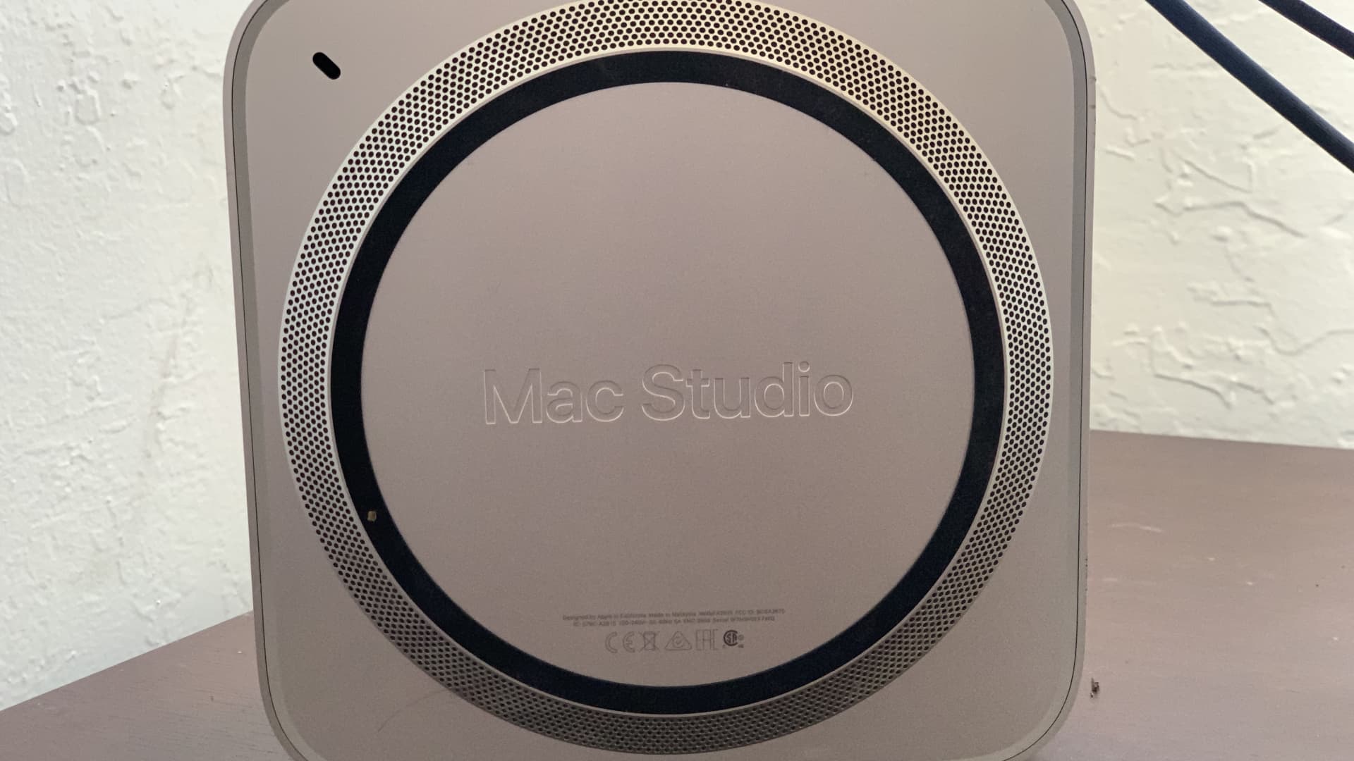 The Mac Studio I tested was assembled in Malaysia.