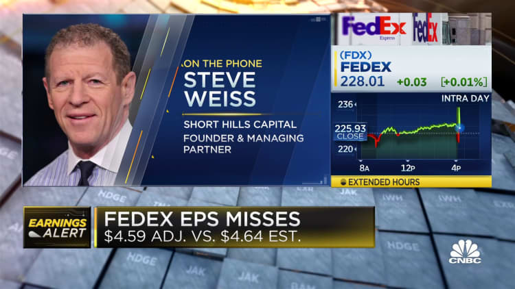 I like FedEx, says Short Hills Capital's Steve Weiss