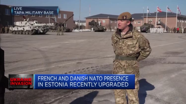 UK commander on NATO's presence in the Baltic region amid Russia's invasion of Ukraine