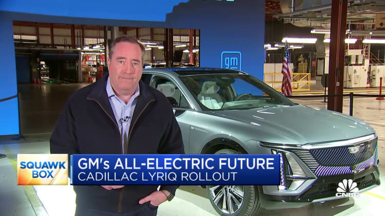 General Motors ramps up production of Cadillac Lyriq, company's first electric vehicle
