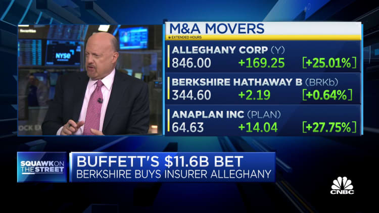 Berkshire Hathaway to buy insurer Alleghany for $11.6 billion