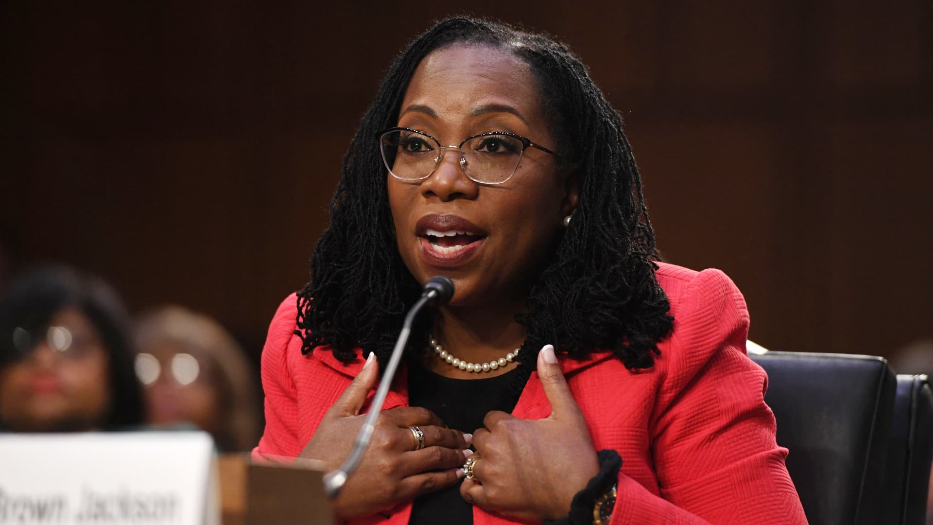 Supreme Court pick Ketanji Brown Jackson rejects GOP attack on her record: 'Nothing could be further from the truth'