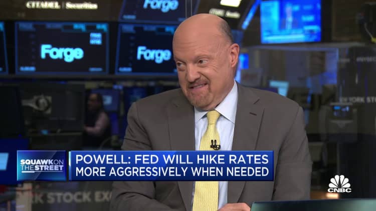 Cramer: The Fed has to hike rates by 50 basis points unless something happens