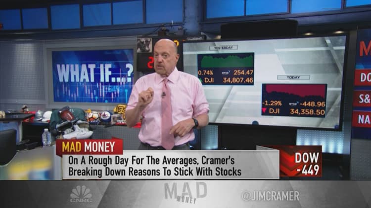 Jim Cramer tells investors why they shouldn't despair after Wednesday's market declines