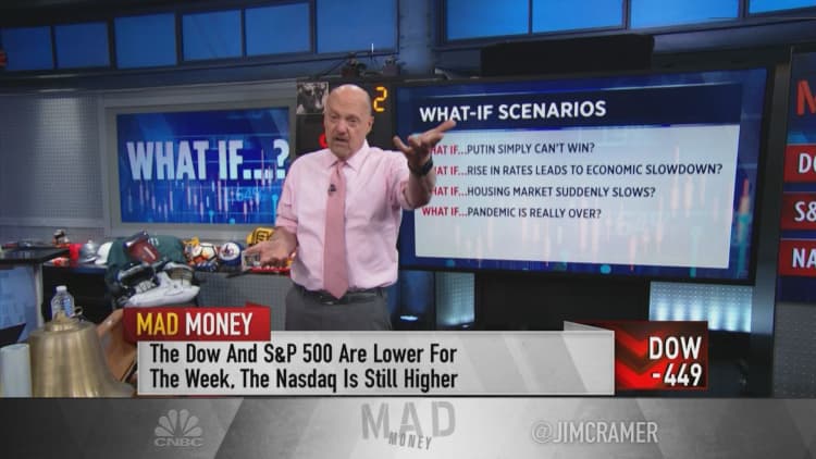Jim Cramer tells investors to 'stay the course' as markets continue to shake