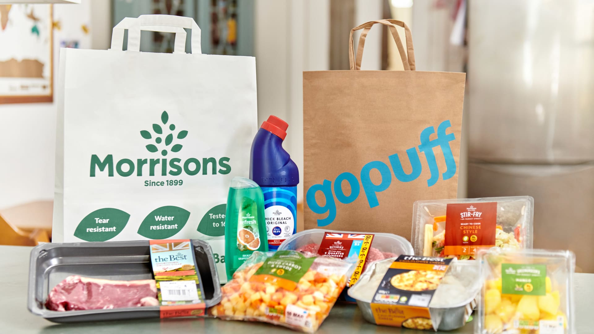 Grocery start-up Gopuff partners with UK retail giant Morrisons for speedy deliveries