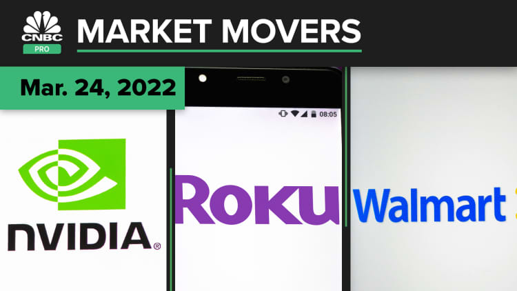 NVIDIA, Roku, and Walmart are some of today's stocks: Pro Market Movers Mar. 24
