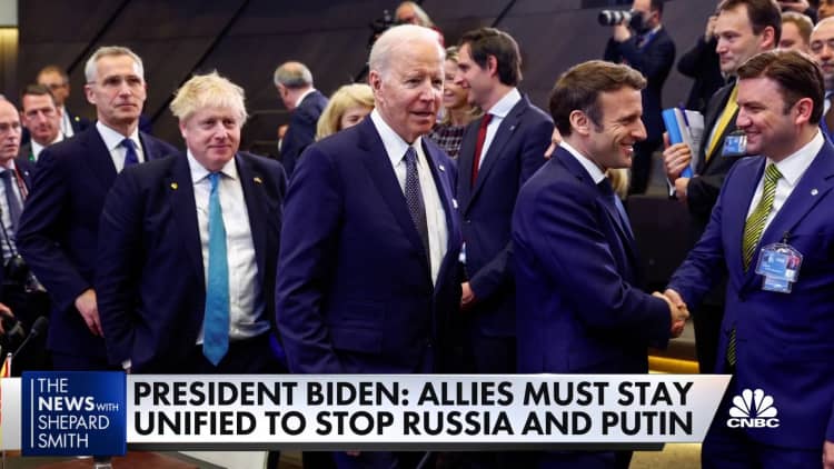 President Biden and allies hold emergency summits amid Russian invasion of Ukraine